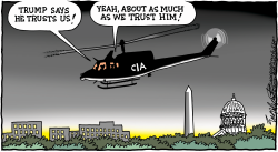 CIA AND TRUMP by Bob Englehart