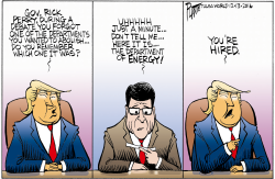 HIRING RICK PERRY by Bruce Plante