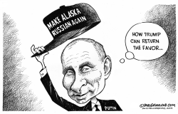 PUTIN AND TRUMP FAVOR by Dave Granlund