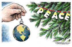 CHRISTMAS PEACE  by Dave Granlund