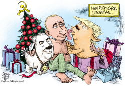 PUPPIES FOR PUTIN  by Daryl Cagle
