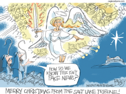 CHRISTMAS NEWS by Pat Bagley