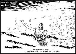 LADY LUCK VS KATRINA by J.D. Crowe