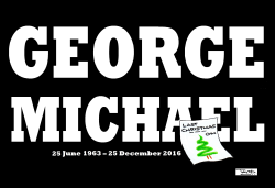 GEORGE MICHAELS LAST CHRISTMAS by Tayo Fatunla