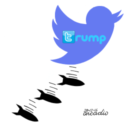 TRUMP AND TWITTER by Arcadio Esquivel