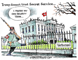 TRUMP SECURITY  by Dave Granlund