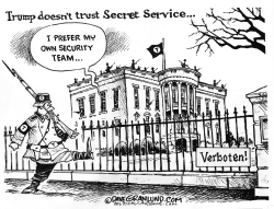 TRUMP SECURITY by Dave Granlund