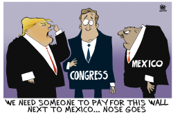 WHO WILL PAY FOR THE WALL,  by Randy Bish