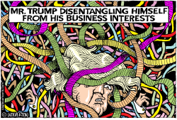 TRUMP BUSINESS ENTANGLEMENTS by Monte Wolverton