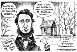 THOREAU AND TINY HOMES by Dave Granlund