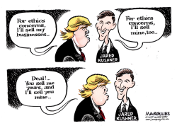 TRUMP AND JARED KUSHNER ETHICS  by Jimmy Margulies