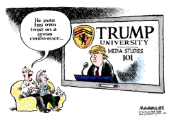 TRUMP PRESS CONFERENCE  by Jimmy Margulies
