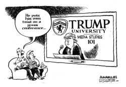 TRUMP PRESS CONFERENCE by Jimmy Margulies