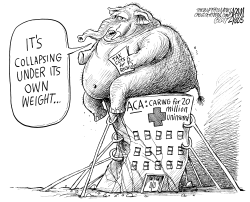 REPEALING OBAMACARE by Adam Zyglis
