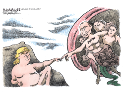 TRUMP AND PUTIN  by Jimmy Margulies
