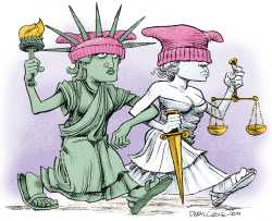 WOMEN'S MARCH ON WASHINGTON by Daryl Cagle
