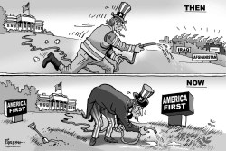 UNCLE SAM THEN AND NOW by Paresh Nath