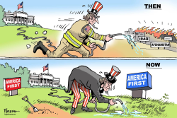 UNCLE SAM THEN AND NOW  by Paresh Nath