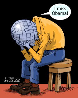 AND OBAMA HAS GONE by Arcadio Esquivel