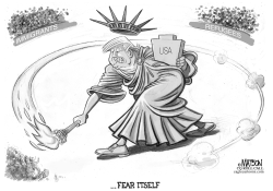 FEAR ITSELF AND THE REFUGEE BAN by R.J. Matson