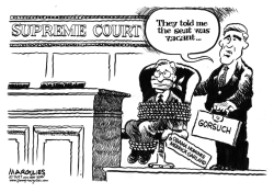 SUPREME COURT NOMINEE NEIL GORSUCH by Jimmy Margulies