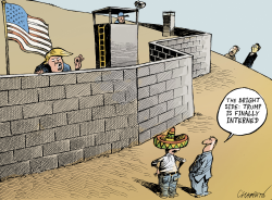 TRUMP'S WALL by Patrick Chappatte