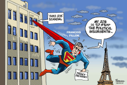 FILLON IN SCANDAL by Paresh Nath
