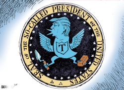 SEAL OF THE SO-CALLED PRESIDENT by Sabir Nazar