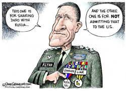 FLYNN AND RUSSIA  by Dave Granlund