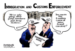 IMMIGRATION RAIDS  by Jimmy Margulies