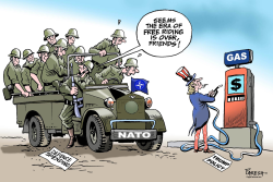 NATO DEFENCE SPENDING by Paresh Nath