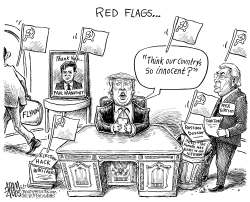 RED FLAGS by Adam Zyglis