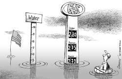 GAS PRICES AFTER KATRINA by Patrick Chappatte