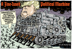 FINETUNED POLITICAL MACHINE by Monte Wolverton