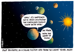 SOLAR SYSTEM 40 LIGHT YEARS AWAY by Ingrid Rice