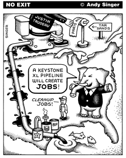 KEYSTONE XL PIPELINE UPDATED by Andy Singer