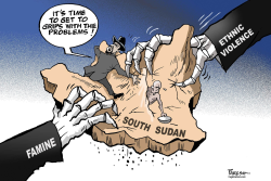 SOUTH SUDAN GRIPS by Paresh Nath