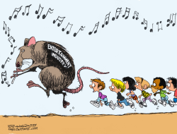 PIED PIPER by Bill Schorr