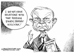 JEFF SESSIONS AND RUSSIANS by Dave Granlund