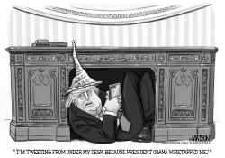 PRESIDENT TRUMP WHITE HOUSE SAFE SPACE by R.J. Matson