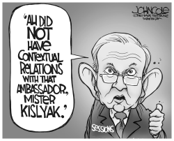 SESSIONS AND KISLYAK BW by John Cole