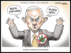 AG JEFF SESSIONS MARCH REEFER MADNESS by J.D. Crowe