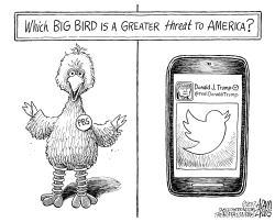 BIG BIRD by Adam Zyglis