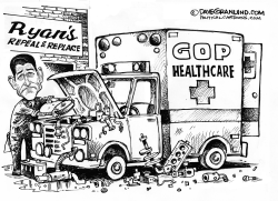 RYAN AND GOP HEALTHCARE by Dave Granlund