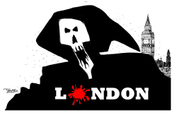 TERROR IN LONDON by Tayo Fatunla