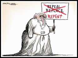 GOP REPEAL REPLACE REPENT by J.D. Crowe