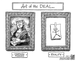 OBAMACARE PROMISE by Adam Zyglis