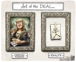 OBAMACARE PROMISE  by Adam Zyglis