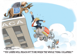 TRUMP WAITS FOR DEMOCRATS TO REACH OUT TO HELP- by RJ Matson