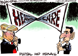 TRUMPRYANCARE by Milt Priggee